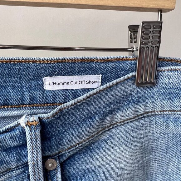FRAME L’Homme Cutoff Denim Shorts, Size 36 N61 - Picture 6 of 10